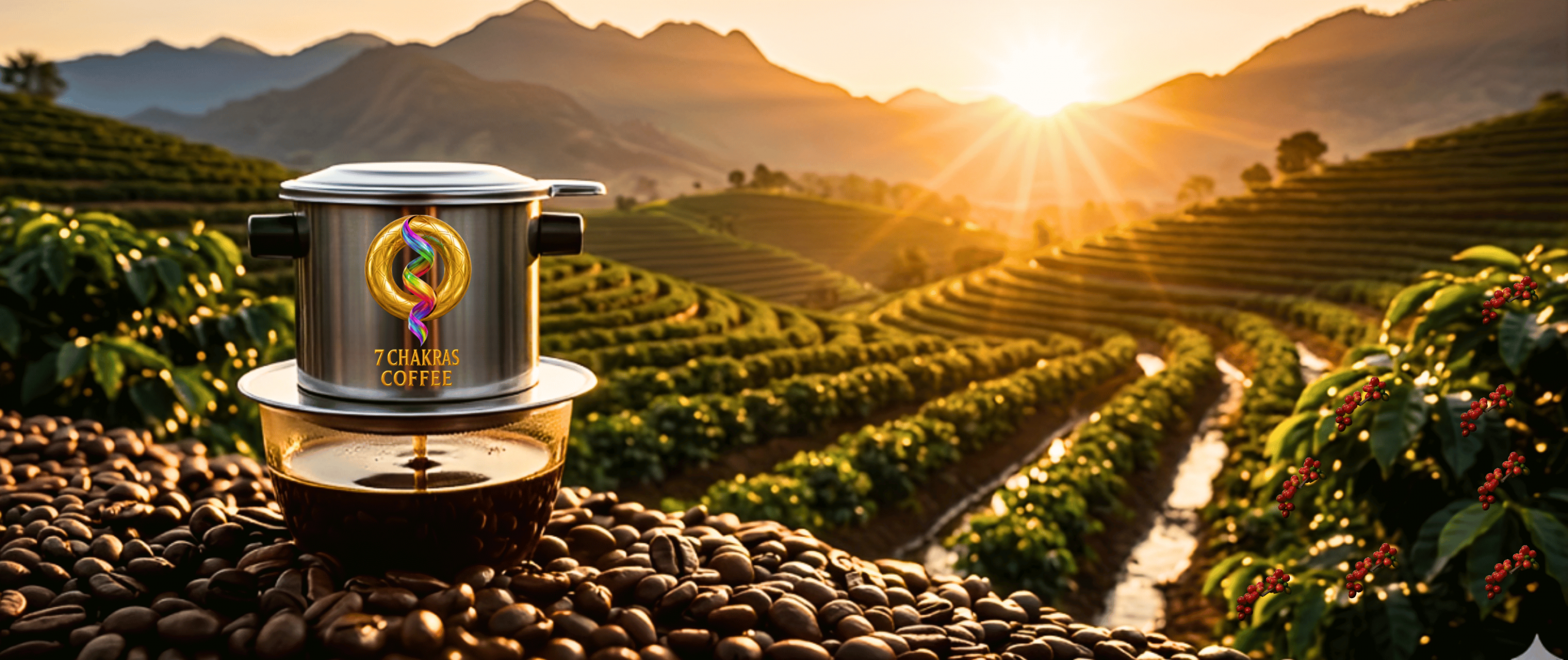 Coffee field for 7 Chakras Coffee